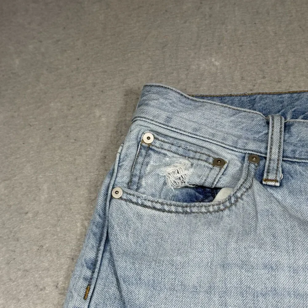 Madewell Perfect Vintage Straight Jeans Women’s 27 Stretch Medium Wash Pockets